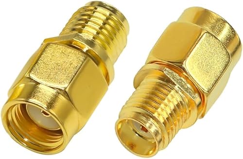 HiAoey SMA Koaxialadapter Kabel Geschlecht RP SMA Stecker zu SMA Buchse RP SMA Stecker auf SMA Jack Coax Adapter Low Loss für WiFi Radio Antenne, Eingangskabel Audio, Router RF SMA Anschluss 2PCS HiAoey SMA Koaxialadapter Kabel Geschlecht RP SMA Stecker zu SMA Buchse RP SMA Stecker auf SMA Jack Coax Adapter Low Loss für WiFi Radio Antenne, Eingangskabel Audio, Router RF SMA Anschluss 2PCS von HiAoey