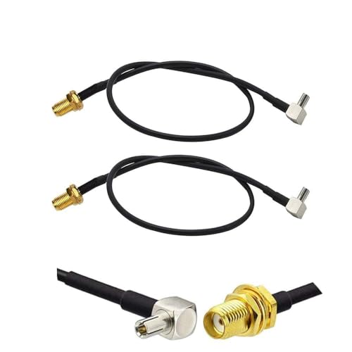 HiAoey SMA zu TS9 RG174 Kabel SMA Buchse zu TS9 Stecker rechtwinklig Kabel, Verlängerungskabel 6 Zoll/15 cm 2 Stücke für 2G 3G 4G LTE Antenne UMTS HiAoey SMA zu TS9 RG174 Kabel SMA Buchse zu TS9 Stecker rechtwinklig Kabel, Verlängerungskabel 6 Zoll/15 cm 2 Stücke für 2G 3G 4G LTE Antenne UMTS von HiAoey