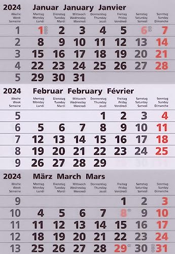 HiCuCo Kalendarium - magnetisch - für 2024 + 2025 - für Tischkalender Stehkalender Aufstellkalender Edelstahl von HiCuCo