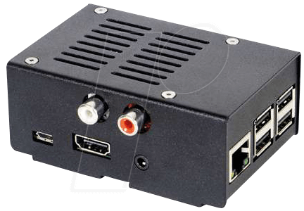 HB CASE DAC+ SBL - Gehäuse für Raspberry Pi 3 & HiFiBerry DAC+, sw von HiFiBerry