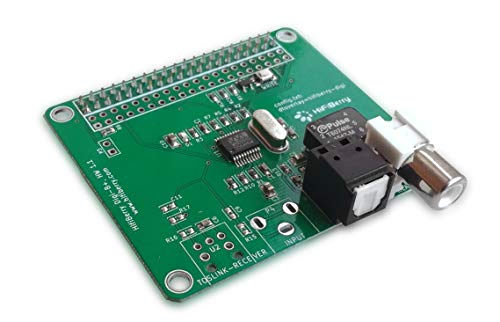 HiFiBerry Digi+ Standard Version - Digitale Soundkarte für Raspberry Pi 2 Modell B/B+ / A+ mit Toslink und Coax Anschluss von HiFiBerry