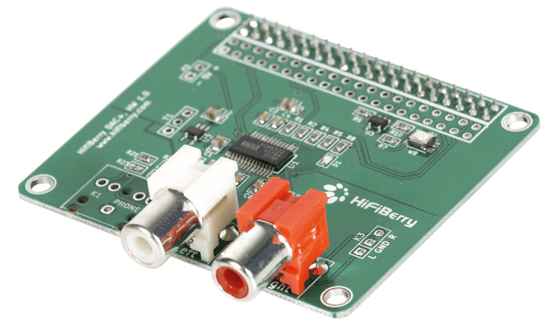 RPI HB DAC+ RCA - Raspberry Pi Shield - HiFiBerry DAC+ RCA von HiFiBerry