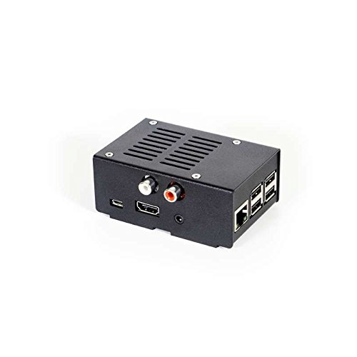 Stahl Gehäuse für HiFiBerry DAC+ RCA und Raspberry Pi 3, 2 Modell B/B+ - schwarz Stahl Gehäuse für HiFiBerry DAC+ RCA und Raspberry Pi 3, 2 Modell B/B+ - schwarz von HiFiBerry