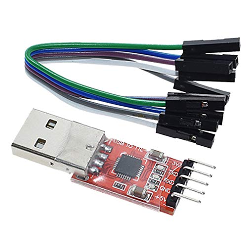Generic CP2102,USB 2.0 zu TTL 5-Pin-Seriell-Konverter-Modul mit Kabel für Linux,macOS,Win7,Win8,Win10 von HiLetgo