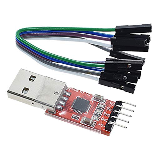 Generic CP2102,USB 2.0 zu TTL 5-Pin-Seriell-Konverter-Modul mit Kabel für Linux,macOS,Win7,Win8,Win10 Generic CP2102,USB 2.0 zu TTL 5-Pin-Seriell-Konverter-Modul mit Kabel für Linux,macOS,Win7,Win8,Win10 von HiLetgo