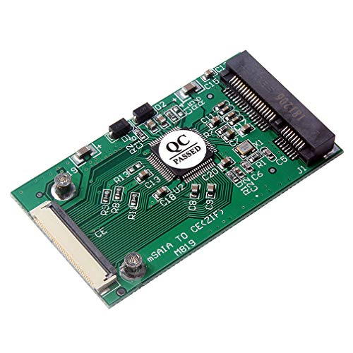 HiLetgo MSATA to CE ZIF MSATA PCI-E 1,8 Zoll SSD to 40 Pin ZIF CE Konverter Card SSD HDD Adapter Konverter HiLetgo MSATA to CE ZIF MSATA PCI-E 1,8 Zoll SSD to 40 Pin ZIF CE Konverter Card SSD HDD Adapter Konverter von HiLetgo