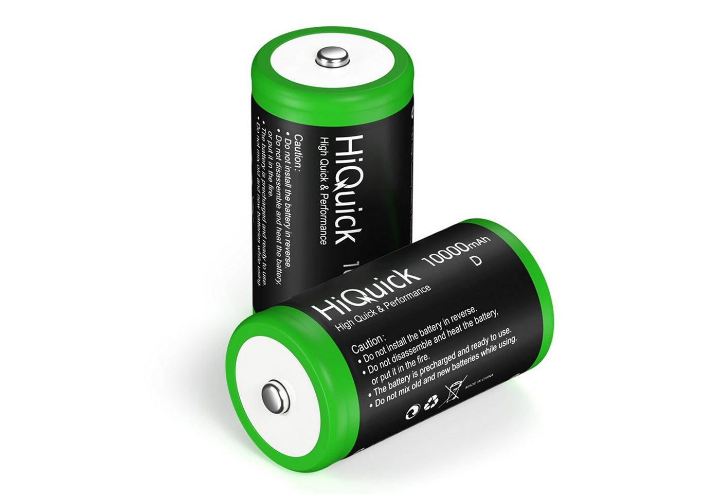 HiQuick 4 x 10000mAh Mono D Akku, NI-MH wiederaufladbare D Batterie Akku, 1.2V Typ D Batterie HiQuick 4 x 10000mAh Mono D Akku, NI-MH wiederaufladbare D Batterie Akku, 1.2V Typ D Batterie von HiQuick