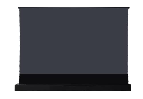 HiViLux® Boden Tension Motor CLR/ALR Leinwand für UST-Beamer:HiViPrism Cinema HDR Hochkontrast/8K/4K/3D (16:9 100Zoll 221x124cm Schwarz) von HiViLux