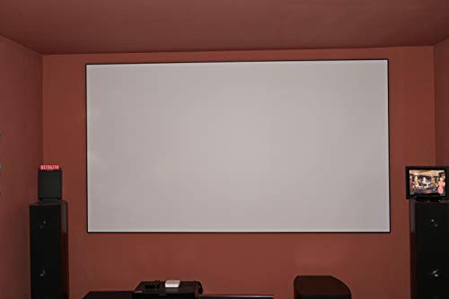 HiViLux® Ultra Thin Zero RahmenLeinwand Rahmenlos PVC Kinofolie: HiViWhite Cinema 1,0/8K/4K/3D/auch für UST (16:9 135Zoll Bild:300x168cm) von HiViLux