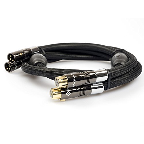 HiViLux Referenz HIFI Balanced/NF/XLR-Kabel OCC/SCC Ø=14mm Stereopaar/2x Kanal (1.5m Paar) von HiViLux