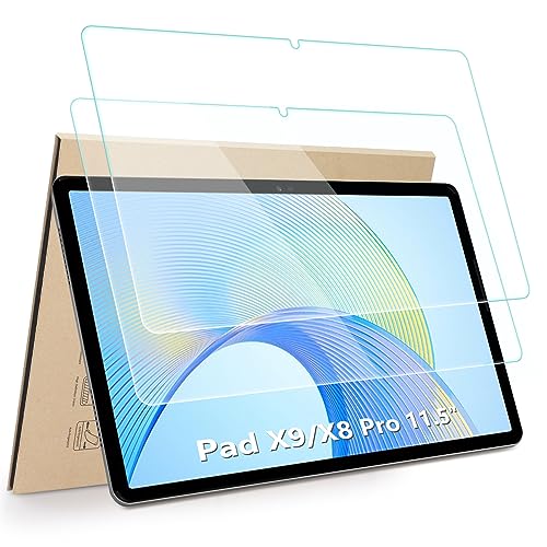 Hianjoo Schutzfolie Kompatibel für Huawei Honor Pad X9/X8 Pro 11.5 Zoll, [2-Stück] Displayschutz Kompatibel für Huawei Honor Pad X9/X8 Pro 11.5'', Anti-Kratzer, Bläschenfrei, 9H Härte von Hianjoo