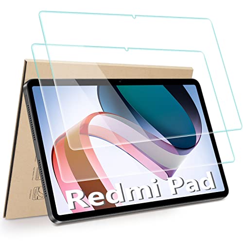 Hianjoo Schutzfolie Kompatibel für Xiaomi Redmi Pad 10.61", [2-Stück] Displayschutz Kompatibel für Xiaomi Redmi Pad 10.61 Zoll, Anti-Kratzer, Bläschenfrei, 9H Härte von Hianjoo