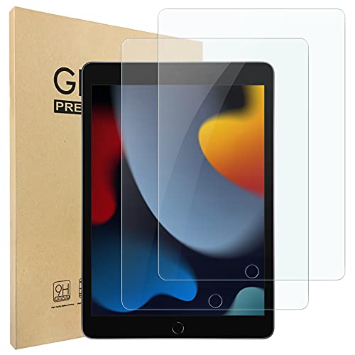 Hianjoo Schutzfolie Kompatibel für iPad 10.2 Zoll 9.Gen /8.Gen/ 7.Gen, [2-Stück] Displayschutz Kompatibel für iPad 10.2" (Modell 2021/2020/2019), Anti-Kratzer, Bläschenfrei, 9H Härte von Hianjoo