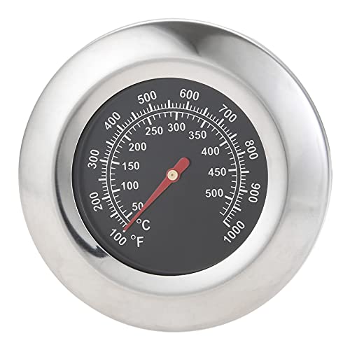 Hicello Thermometer Grill Omnia Zubehör Thermometer Grill BBQ Deckelthermometer Barbecue Pit Smoker Grill Thermometer Grill Thermometer Smoker Temp Gauge100℉- 1000℉ (50°C - 500°C) Gewinde M10 von Hicello