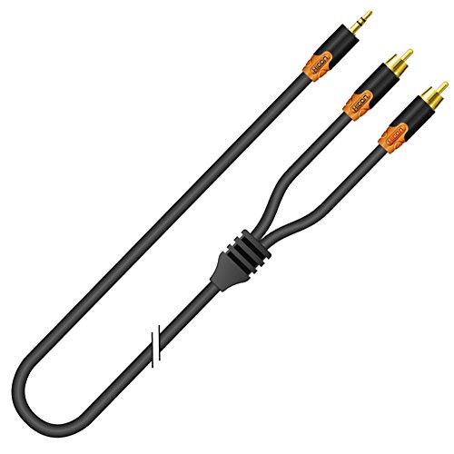 HICON 3,5mm Klinke - Stereo Cinch Kabel 3m by Sommer Cable MiniJack -- RCA | HI-C2J3-0300 von Hicon