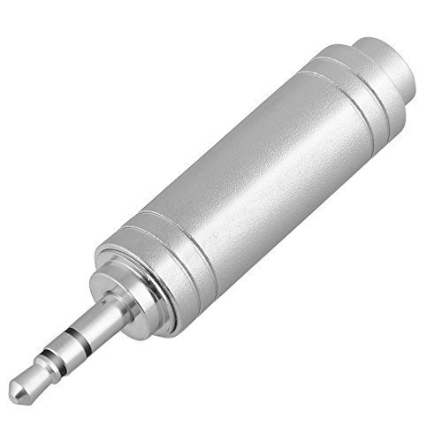 HICON Audio Klinken-Adapter Mini Klinke 3,5mm Stecker Male auf 6,3mm Buchse Female 3pol Stereo - HI-JS3JS6-MF von Hicon
