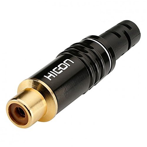HICON Cinchbuchse Weiß Kodiert RCA Phono Socket by SOMMER CABLE | HI-CF06-NTL/WHT von Hicon