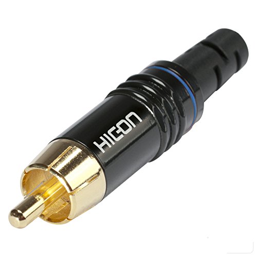 HICON HI-CM06 Cinch Stecker by SOMMER CABLE (Blau) von Hicon