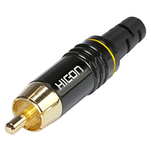 HICON HI-CM06 Cinch Stecker by SOMMER CABLE (Gelb) von Hicon
