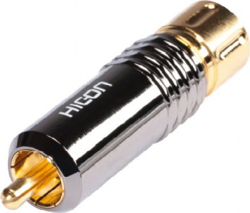 HICON HI-CM18 RCA Cinch-Stecker Press-Spangen-Verriegelung weiß | HI-CM18 NTL von Hicon