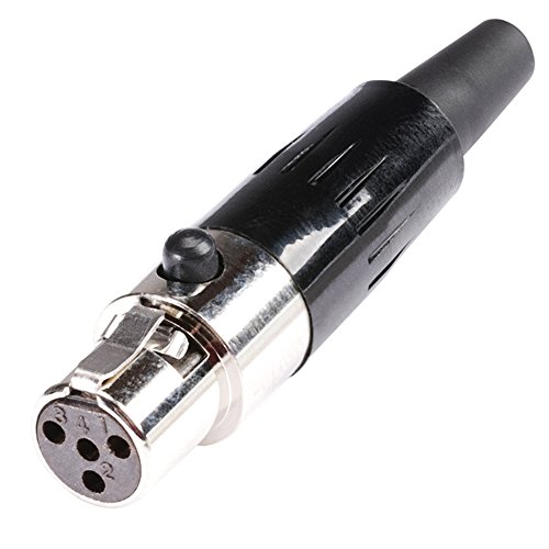 HICON Mini XLR 4-pol Buchse Weiblich / Female Jack / Stecker Für Max Kabel-Ø 3,5mm | HI-XMCF4 HICON Mini XLR 4-pol Buchse Weiblich / Female Jack / Stecker Für Max Kabel-Ø 3,5mm | HI-XMCF4 von Hicon