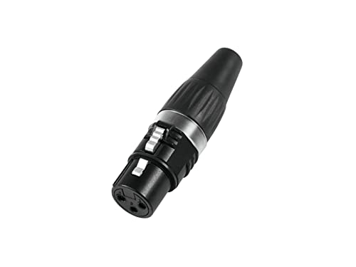 HICON XLR plug 3pin HI-X3CF-BLK Verbinder von Hicon