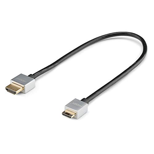 Hicon 30cm HDMI- Typ A -> Typ C Adapter-Kabel 4K UHD ARC 3D HighSpeed kurz hochflexibel auf Mini Stecker 0,3m - HIM1-0030 von Hicon