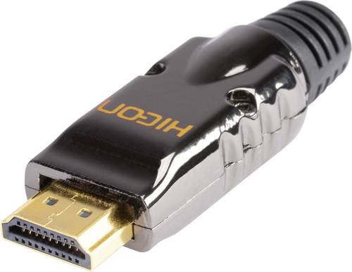 Hicon HI-HD-M HDMI-Steckverbinder Stecker, gerade Polzahl: 19 Schwarz 1St. von Hicon