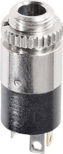 Hicon HI-J35SEF Klinken-Steckverbinder 3.5mm Buchse, Einbau vertikal Polzahl (num): 3 Stereo Silber von Hicon
