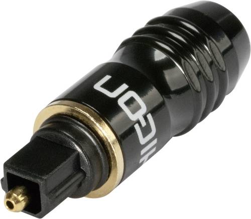 Hicon HI-TL01 Toslink-Steckverbinder Stecker, gerade Polzahl (num): 1 Schwarz 1St. von Hicon