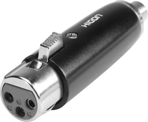 Hicon HI-X3CI-FF XLR-Adapter XLR-Buchse - Cinch-Buchse 1St. Hicon HI-X3CI-FF XLR-Adapter XLR-Buchse - Cinch-Buchse 1St. von Hicon