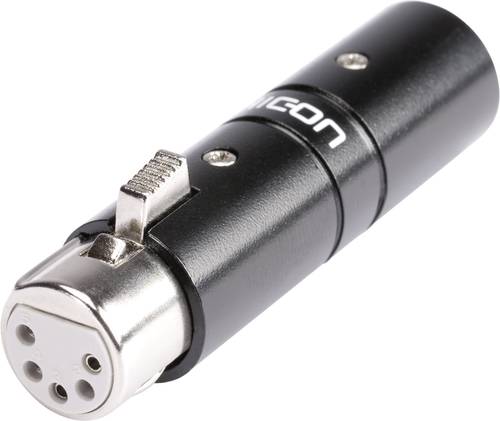 Hicon HI-X3X5-MF XLR-Adapter XLR-Stecker - XLR-Buchse 1St. Hicon HI-X3X5-MF XLR-Adapter XLR-Stecker - XLR-Buchse 1St. von Hicon