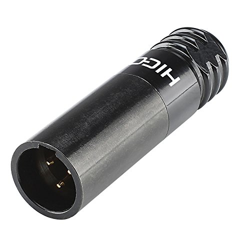 Hicon Mini XLR Kompakt Stecker 3-pol/Male Jack/Max Kabel-Ø 5,0mm | HI-XMCM3-B Hicon Mini XLR Kompakt Stecker 3-pol/Male Jack/Max Kabel-Ø 5,0mm | HI-XMCM3-B von Hicon
