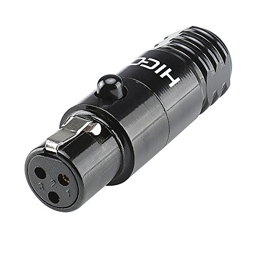 Hicon Mini XLR Kompakt Stecker Buchse 3-pol weiblich/Female Jack/Max Kabel-Ø 5,0mm | HI-XMCF3-B Hicon Mini XLR Kompakt Stecker Buchse 3-pol weiblich/Female Jack/Max Kabel-Ø 5,0mm | HI-XMCF3-B von Hicon