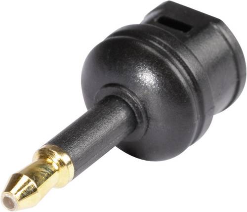 Hicon Toslink Digital-Audio Adapter [1x Toslink-Buchse (ODT) - 1x Optischer Stecker 3.5 mm] Schwarz von Hicon