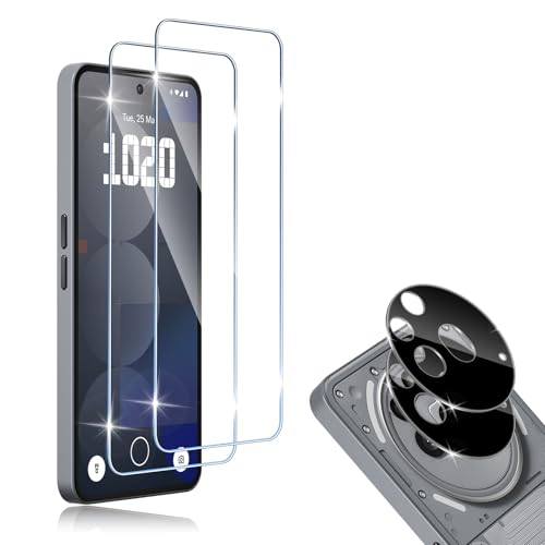 HidWee Schutzfolie Kompatibel mit Nothing Phone 3A Pro 5G für Panzerglas, 2 Stück Schutzglas & 2 Stück Kamera Schutzfolie, 9H Härte Anti-Kratzer Schutz Glas, HD Displayschutzfolie & Kameraschutz HidWee Schutzfolie Kompatibel mit Nothing Phone 3A Pro 5G für Panzerglas, 2 Stück Schutzglas & 2 Stück Kamera Schutzfolie, 9H Härte Anti-Kratzer Schutz Glas, HD Displayschutzfolie & Kameraschutz von HidWee