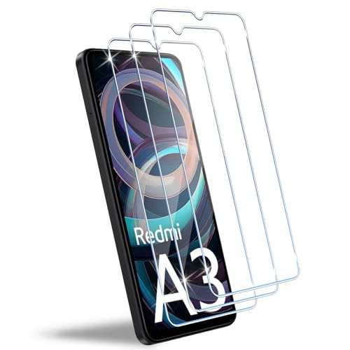 HidWee Schutzfolie Kompatibel mit Xiaomi Redmi A3 für Panzerglas, 3 Stück 9H Härte Schutzglas, Anti-Kratzen Displayschutzfolie, Anti-Bläschen Panzer Schutz Glas, HD Clear Displayschutz HidWee Schutzfolie Kompatibel mit Xiaomi Redmi A3 für Panzerglas, 3 Stück 9H Härte Schutzglas, Anti-Kratzen Displayschutzfolie, Anti-Bläschen Panzer Schutz Glas, HD Clear Displayschutz von HidWee