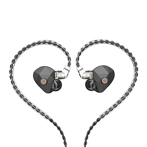 HIDIZS MM2 HiFi In-Ear-Monitor-Kopfhörer, Magneto statische Hybrid Dual Treiber, Hi-Res IEMs mit 3 Tuning-Ventilen,Schwarz HIDIZS MM2 HiFi In-Ear-Monitor-Kopfhörer, Magneto statische Hybrid Dual Treiber, Hi-Res IEMs mit 3 Tuning-Ventilen,Schwarz von Hidizs