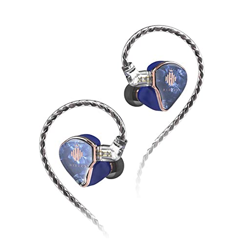 Hidizs MD4 In-Ear-Kopfhörer mit symmetrischen Anker-Treibern, HiFi-In-Ear-Monitoren (Indigo), 4 Stück von Hidizs