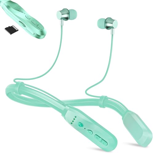 Hifireelf Nackenbügel-Kopfhörer, kabellos, Bluetooth 5.3, Sport-Nackenbügel-Ohrhörer mit 20 Stunden, ultralange Spielzeit, IPX5 wasserdichte Sport-Kopfhörer mit Mikrofon für drinnen, draußen von Hifireelf