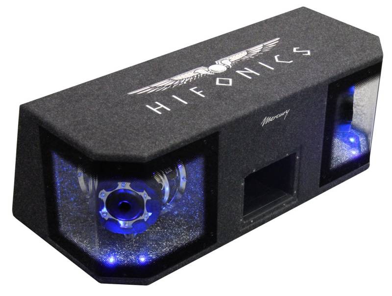Hifonics Dual-Bandpass MR-8DUAL, High Performance Bandpass Auto-Subwoofer (600 W) von Hifonics