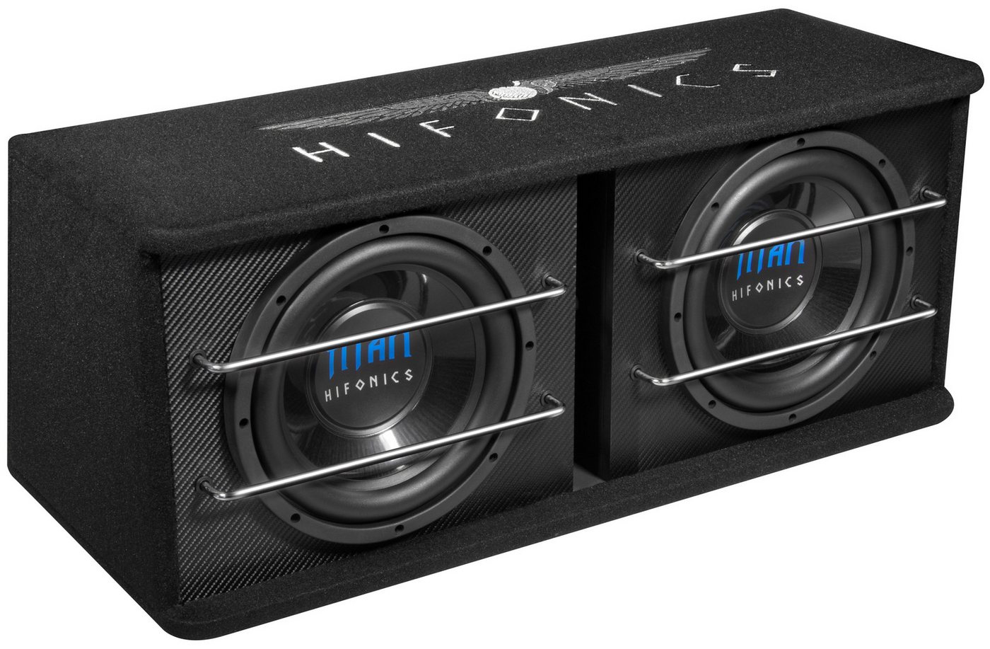 Hifonics Dual Bassreflex Gehäuse-Sub TD-250R Auto-Subwoofer (600 W) von Hifonics