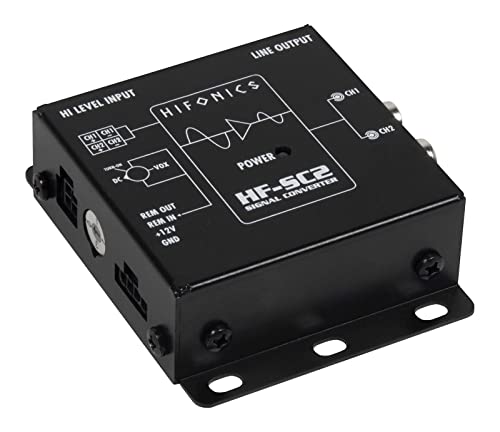 Hifonics HF-SC 2 | 2-Kanal Signal Konverter/High-Low Wandler Hifonics HF-SC 2 | 2-Kanal Signal Konverter/High-Low Wandler von Hifonics