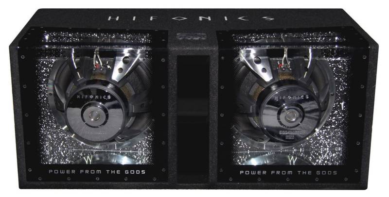Hifonics Hifonics ZRX12 DUAL - 2x 30 cm (12) Bandpass Subwoofer Gehäuse Auto-Subwoofer (1000 W) von Hifonics