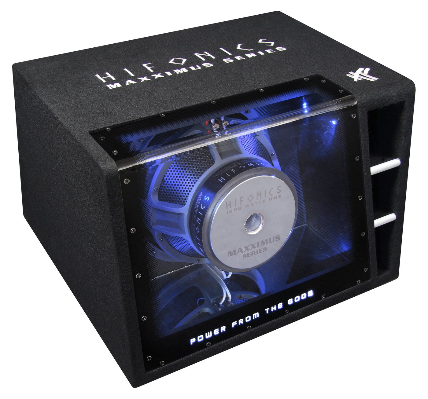 Hifonics Single-Bandpass MXZ12BP, High End Bandpass Gehäus Auto-Subwoofer (1000 W) von Hifonics