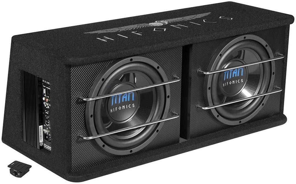 Hifonics TDA250R 2 x 25 cm (10) Aktiv-Dual-Bassreflex Subwoofer Auto-Subwoofer (300 W, Hifonics TDA250R 2 x 25 cm (10) Aktiv-Dual-Bassreflex Subwoofer) von Hifonics