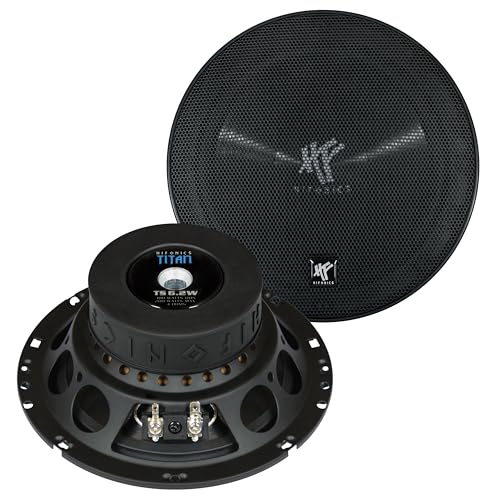 Hifonics Titan Performance Woofer-Paar 16,5 cm (6,5") TS6.2W | Kickbass-Lautsprecher 100 W/RMS, 200 W/MAX, 4 Ω von Hifonics