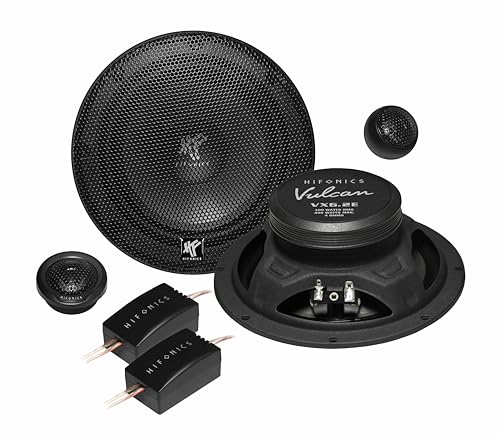 Hifonics VX6.2E - 16,5cm (6.5") - 2-Wege-Komponenten-Lautsprechersystem | 1 Paar | EInbau-Lautsprecher für Car-HiFi Fans von Hifonics