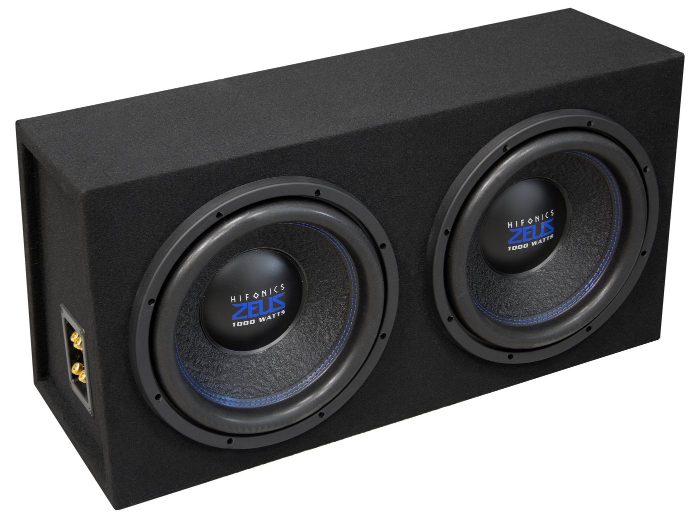 Hifonics ZEUS Geschlossene Box ZXS-12S-DUAL Auto-Subwoofer (1000 W) von Hifonics