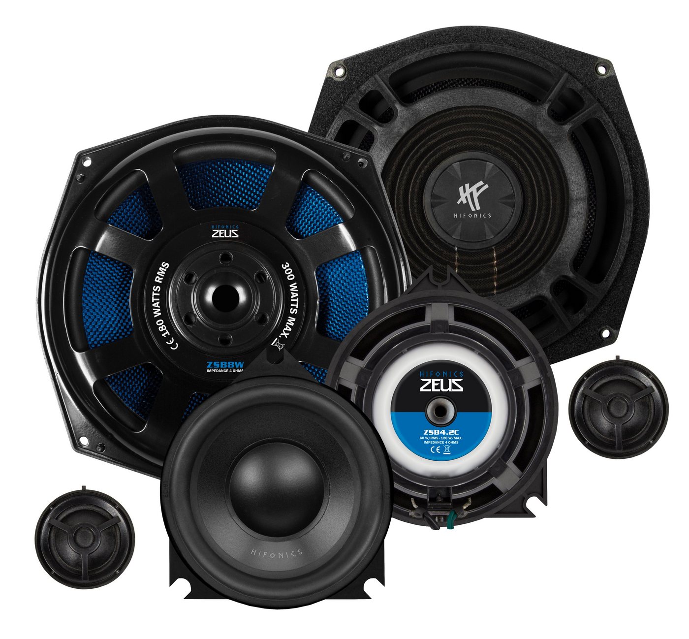 Hifonics ZEUS Woofer 20 cm ZSB-8.3C Auto-Lautsprecher von Hifonics